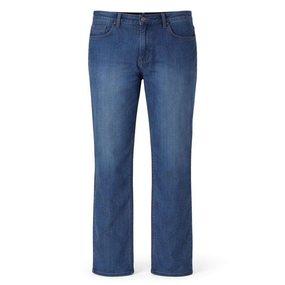 Buffalo David Bitton Jackson Slim Straight Jeans Mens 40x34 Blue Medium Wash NEW